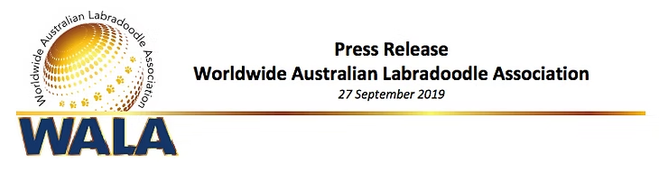 WALA — Press Release — Worldwide Australian Labradoodle Association